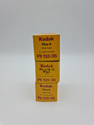 Kodak Plus-X Pan 125 36 Exp - 1970s Expired 35mm B&W Film