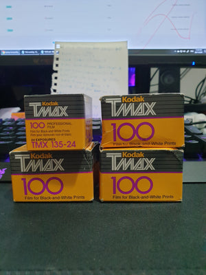 Kodak TMAX 100 24Exp - Expired 35mm B&W Film