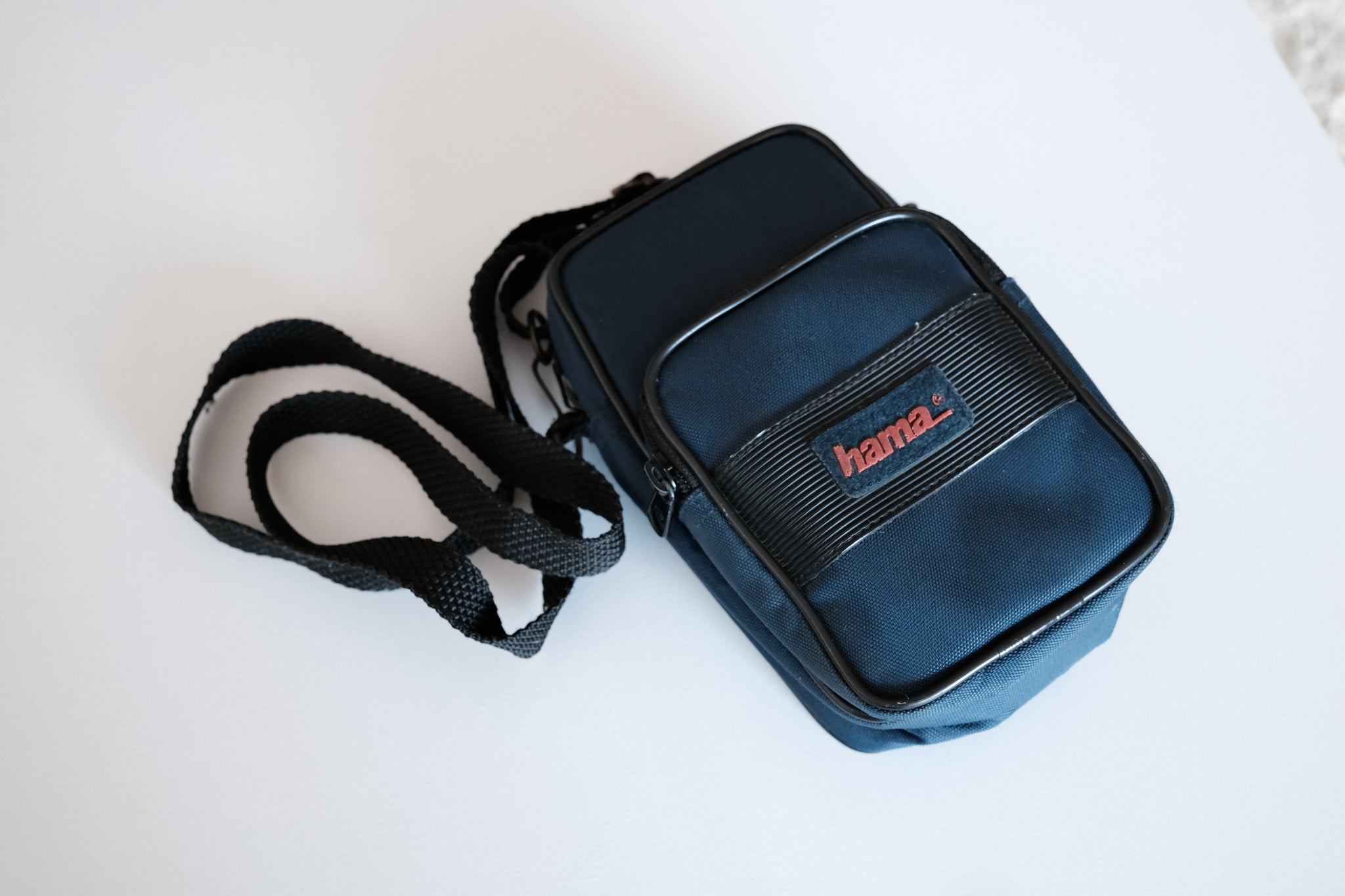 Bag - Retro Compact Camera Carry Pouch - hama - Blue