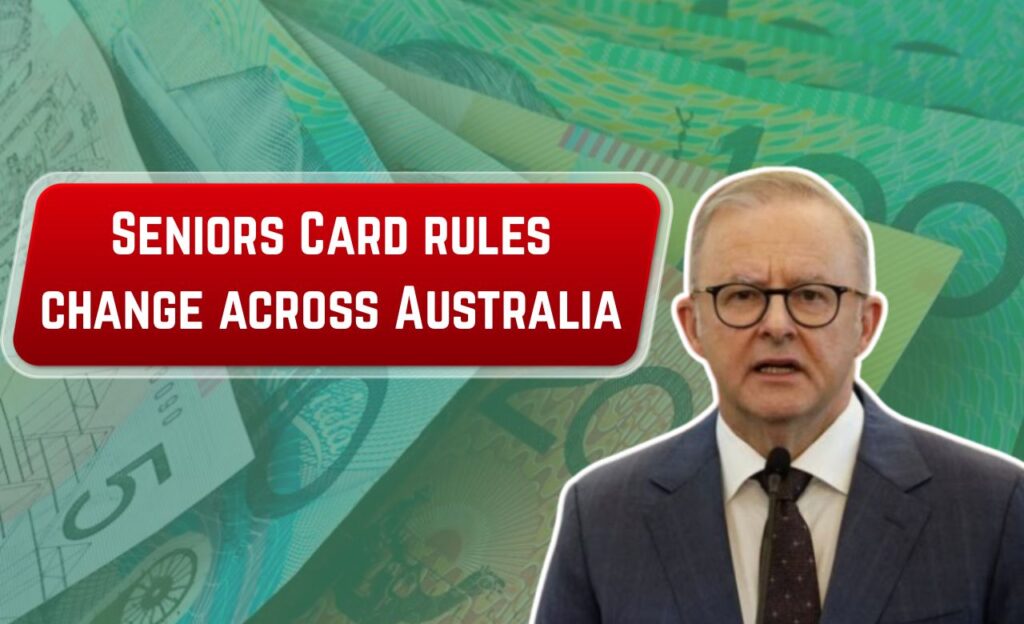 Australia 2025 Seniors Concession Card