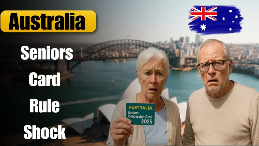Australia Seniors Concession Card 2025