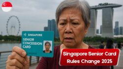 Singapore Senior Concession Card 2025: Major Rule Changes Shock Commuters — Check New Eligibility Now