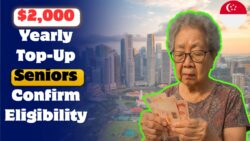$2,000 Yearly Cash Top-Up 2025 – Singapore’s Elderly Advised to Confirm Eligibility Before 28 Oct